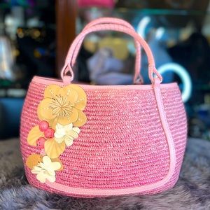 COLE HAAN- “Kyra Collection” straw tote